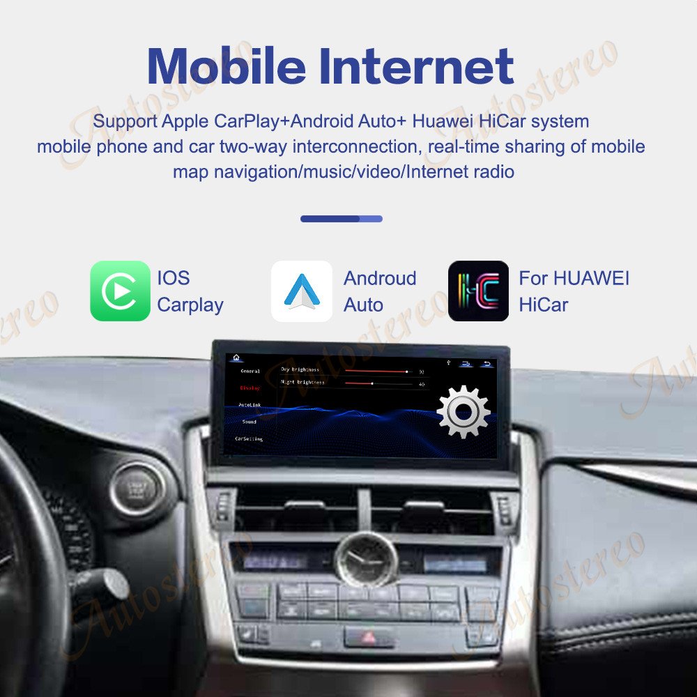 10.25 inch Android 13 For Lexus NX 2014-2017 Car Radio GPS Navigation Head Unit GPS Multimedia Player Audio Stereo