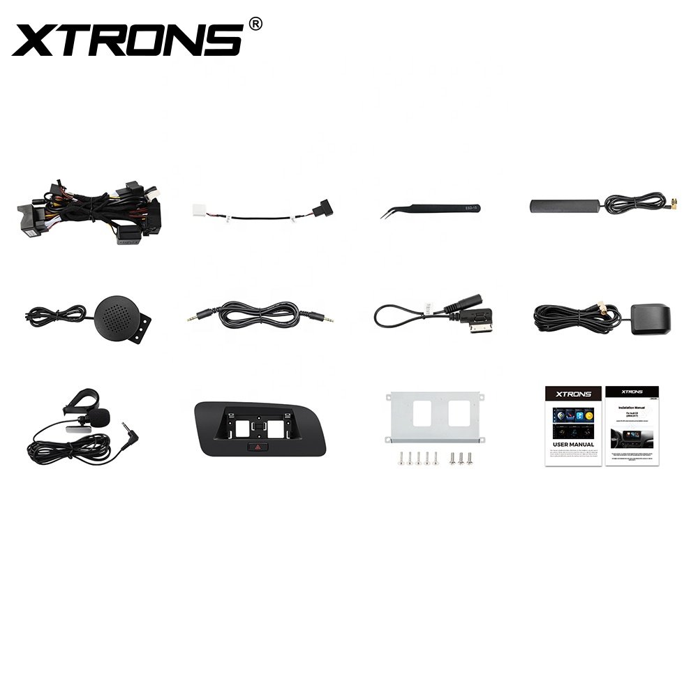 XTRONS 12.3" Car Stereo For Audi Q5 (2009-2017) LHD Android 13 Octa Core 4G LTE Navigation & GPS