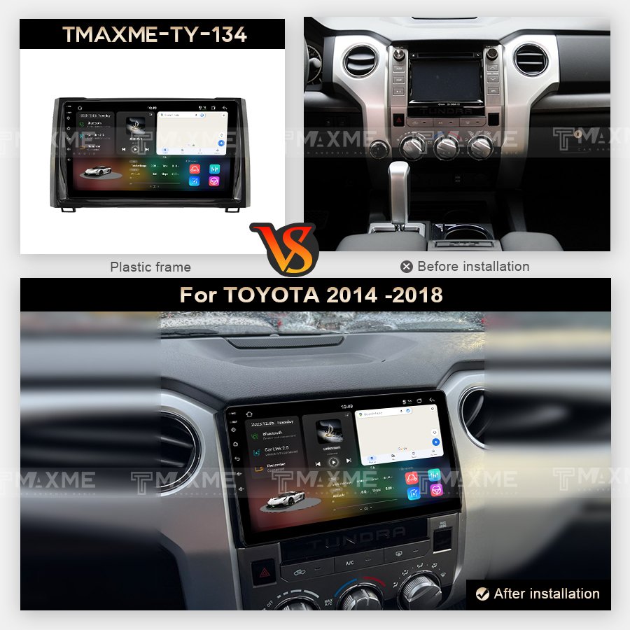 Android car radio pioneer 9 inch UV black car multimedia player for TOYOTA TUNDRA 2014-2018 GPS navigation