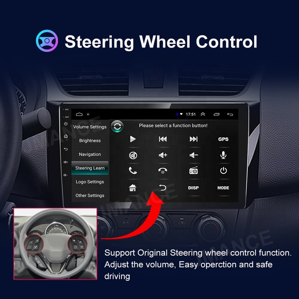 Factory wholesale 9Inch Ram 2Gb Rom 32Gb Universal Car Audio Double Din Dashboard Wifi Android Car GPS