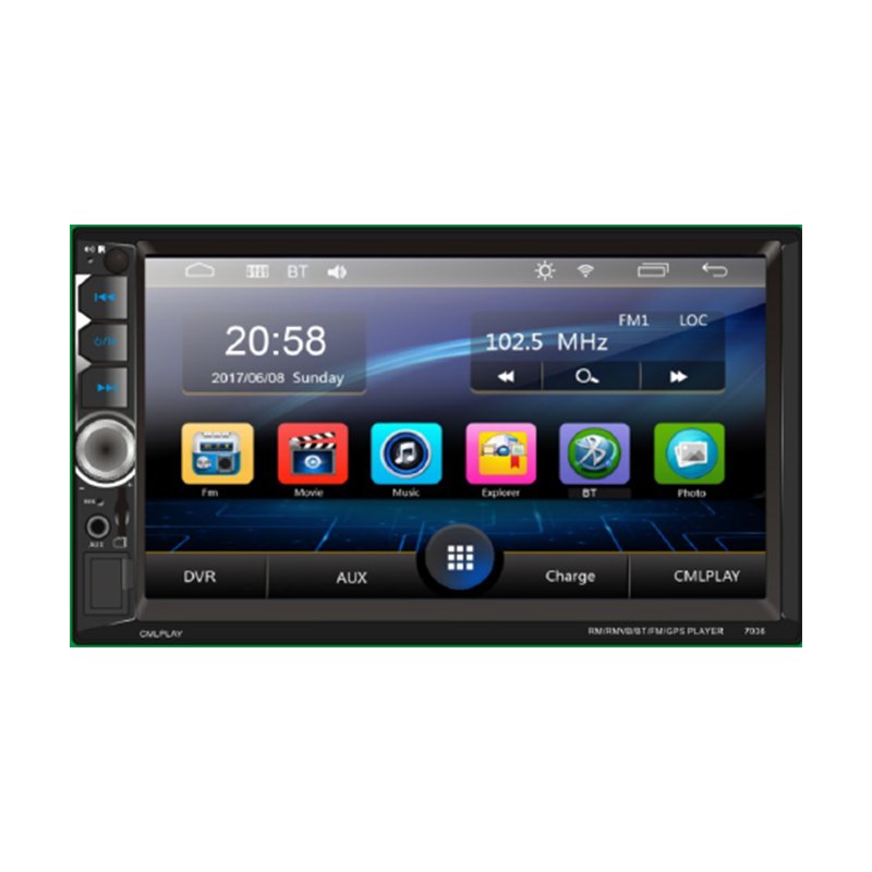 New Arrival music system for car mp5 usb video player support Phone Link 2 din car radio 7 inch vw