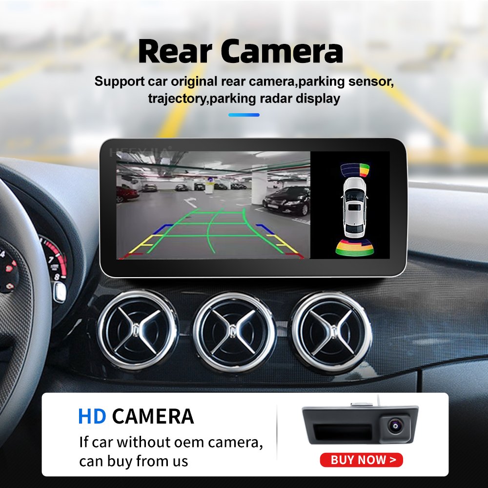 New 12.3 Inch Touch Screen Car Radio Stereo GPS Android Auto Carplay WIFI 4G SIM for Mercedes B Class W246 2011-2018 Dashboard