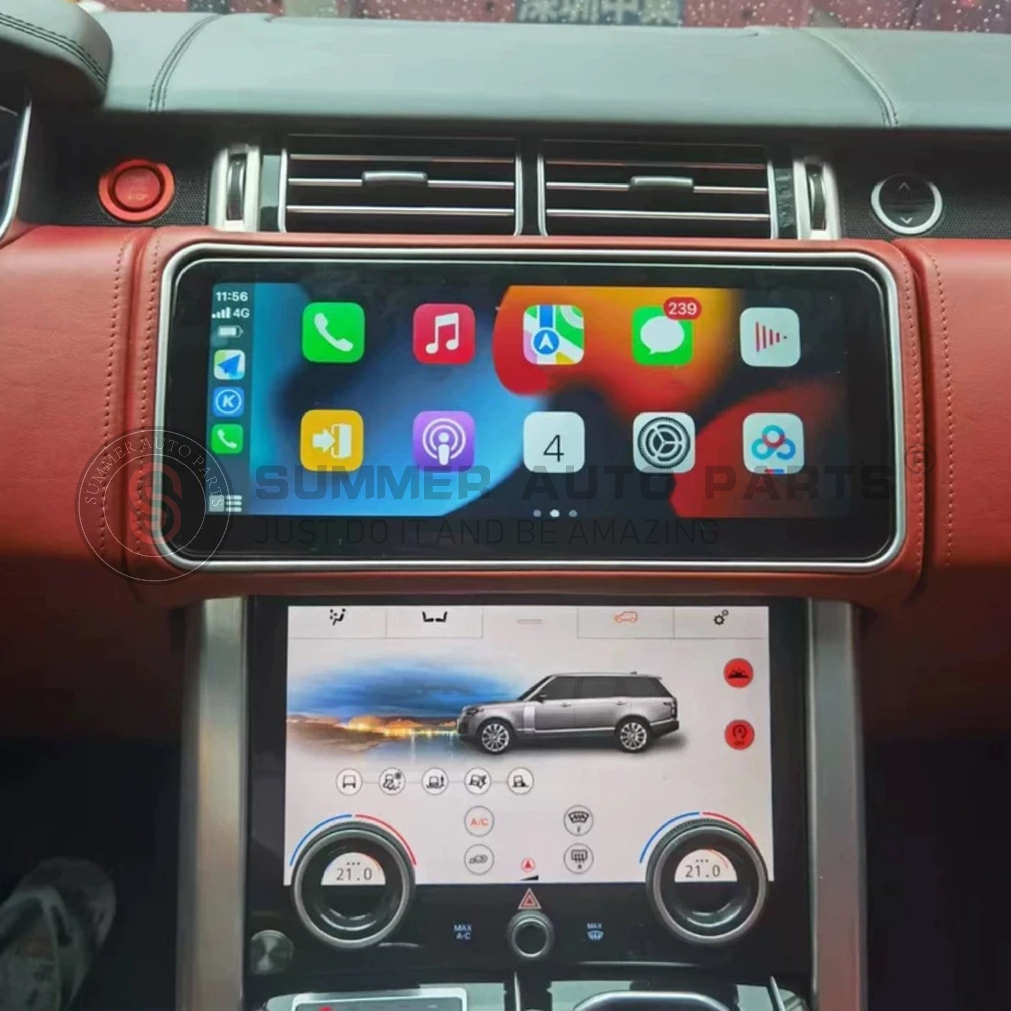Car Multimedia Radio Player Carplay Auto Swc Gps Stereo Radio Navigation Carplay For Land Rover New Range Rover L460