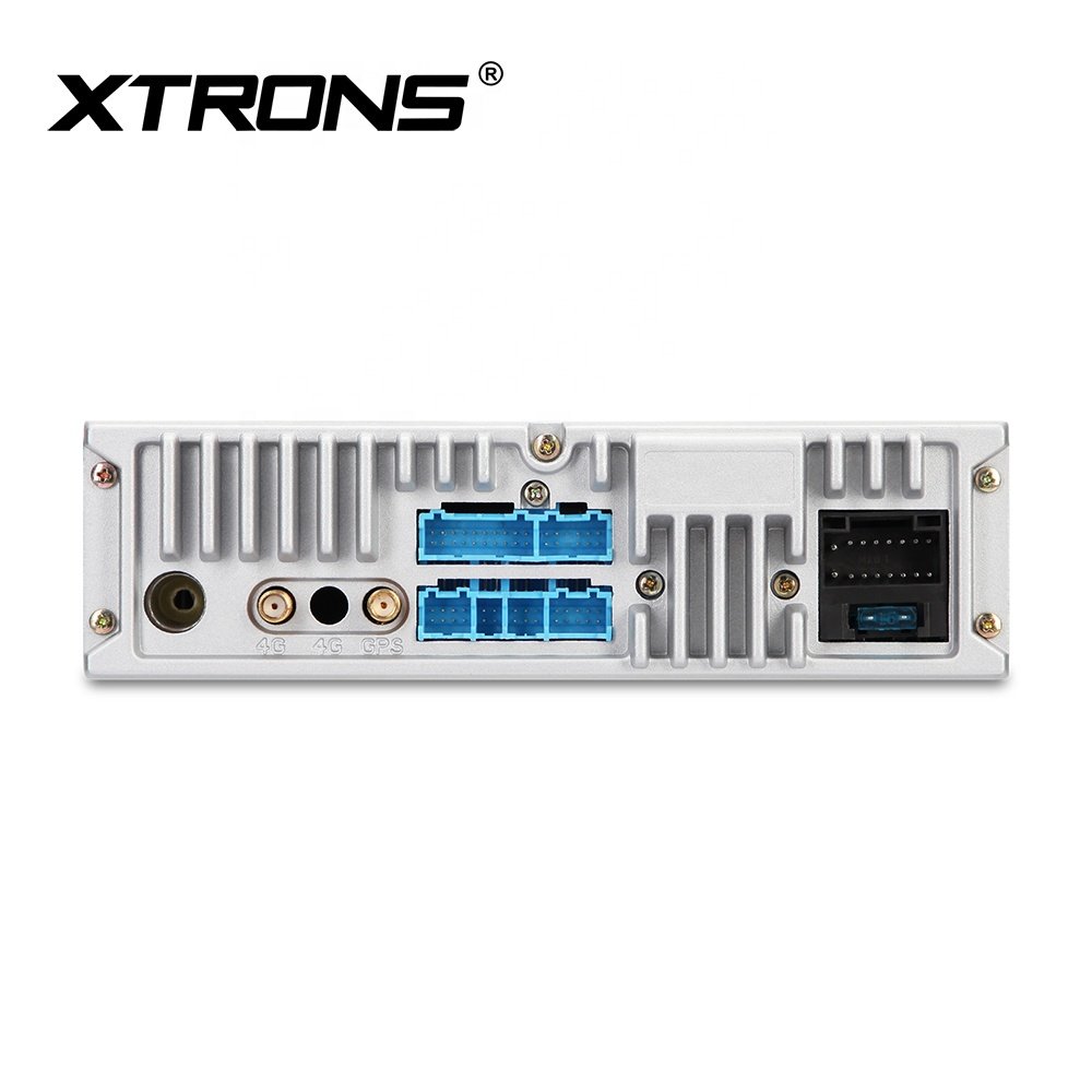 XTRONS 10.1" Rotatable QLED Car Screen Android Universal Single Din Car Stereo Carplay Android Auto 4G LTE Car Radio