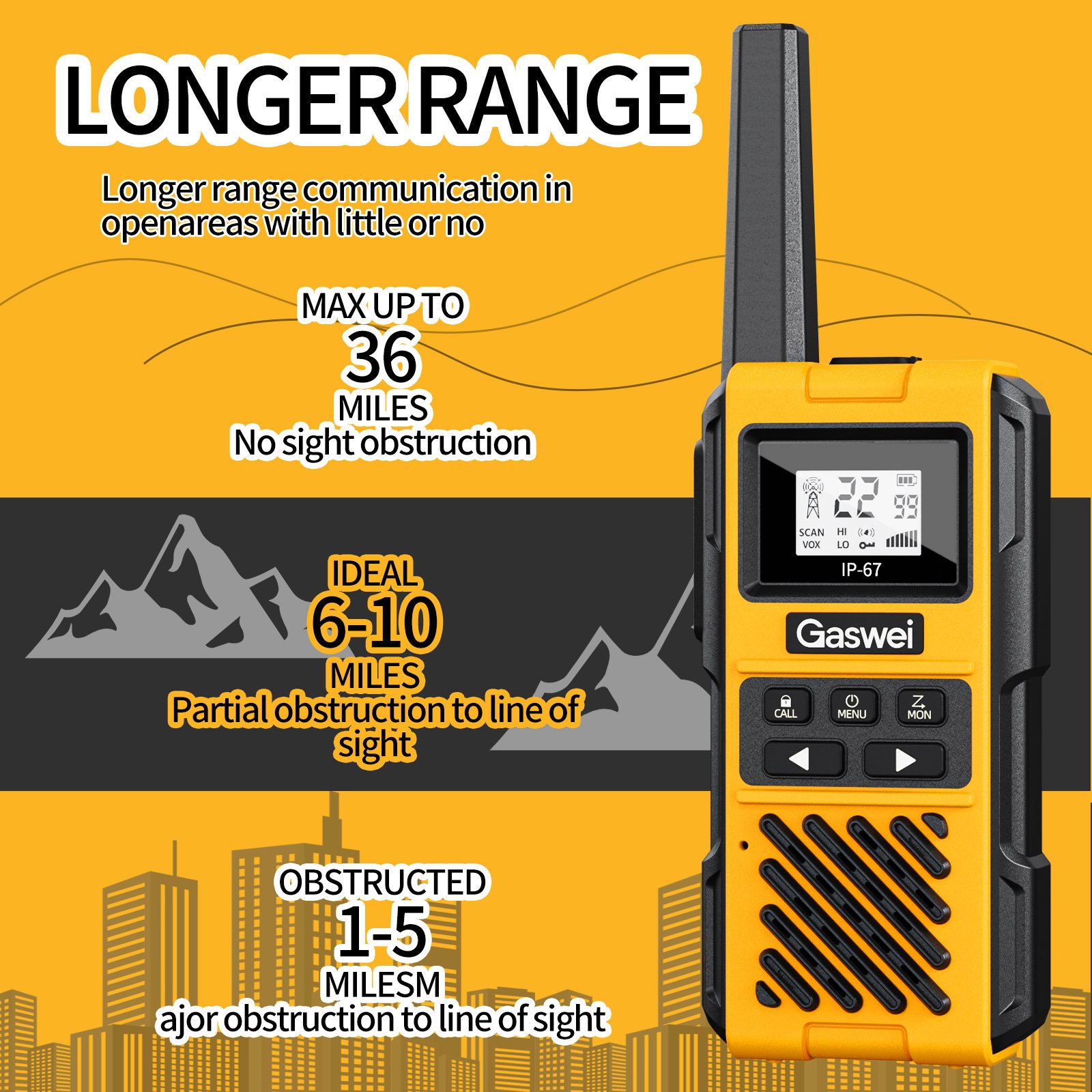 Long Range radio walkie talkie frs waterproof walkie talkie heavy duty walkie talkies