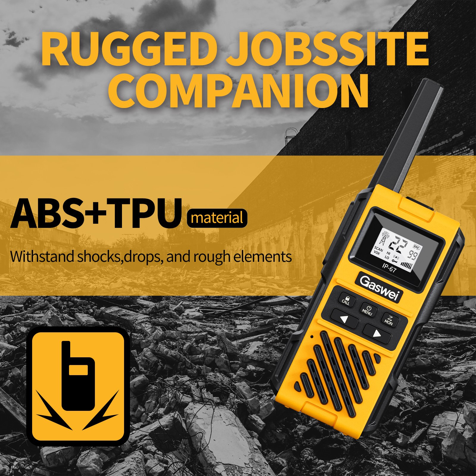 Long Range radio walkie talkie frs waterproof walkie talkie heavy duty walkie talkies