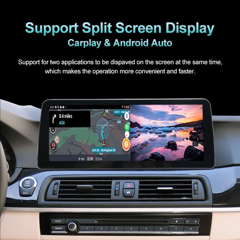 For BMW 3 Series F30 F31 F34 4 Series F32 F33 F36 Car Radio GPS Navigation Stereo Android 13.0 Multimedia Player LCD Carplay