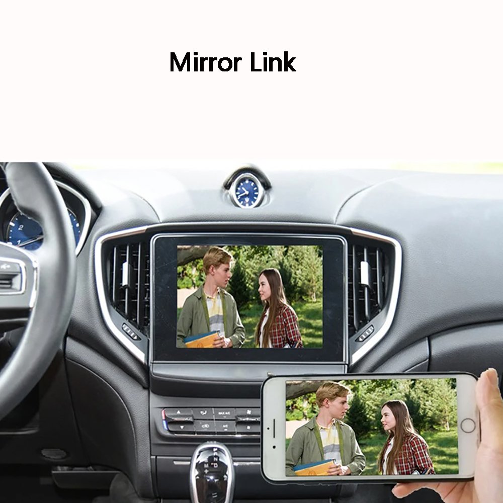Dckloer Wireless Apple Carplay For Maserati Ghibli Quattroporte 14-16 Radio Car DVD Player Mirror Link Android Auto Navigation