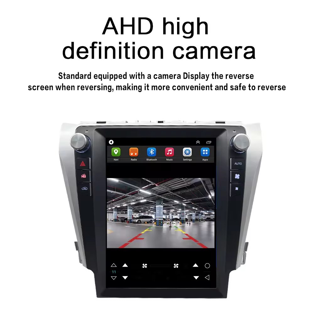 lelv or Toyota Camry 2012 2013-2017 Android Car Radio Stereo Autoradio Tesla Style Screen Multimedia Player Gps