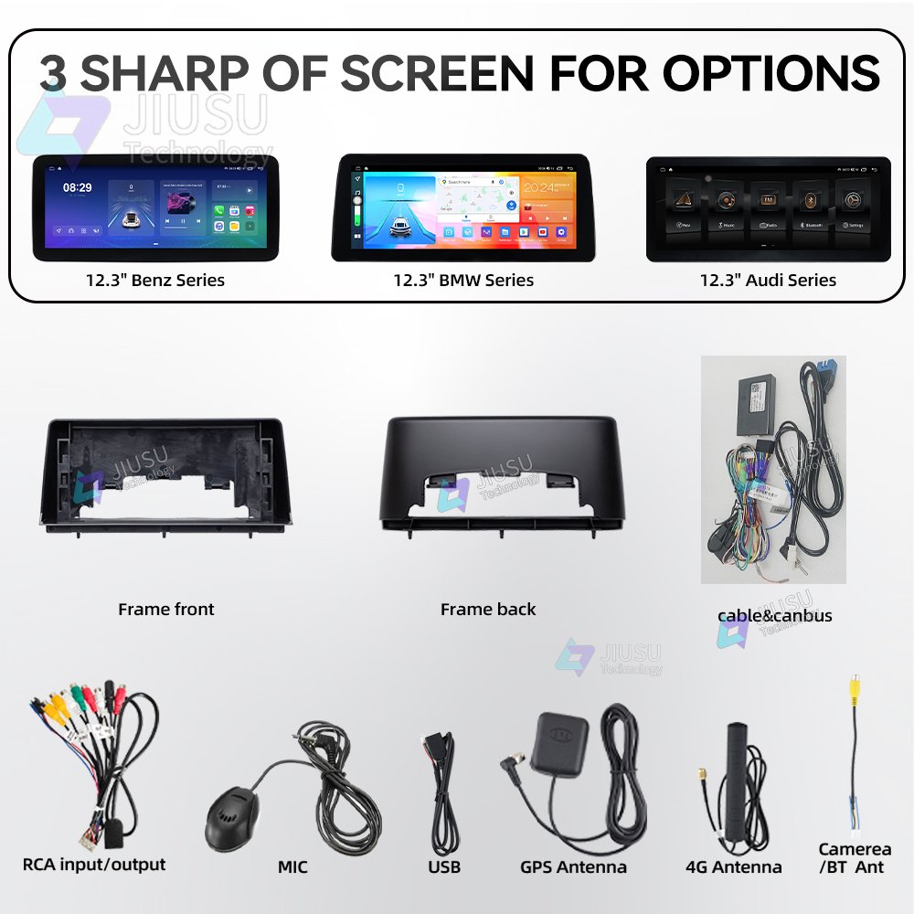 12.3'' Touch Android Car Radio GPS Navigation DVD Player Stereo Multimedia System for Ford Focus 2019-2022 with Carplay DSP DAB