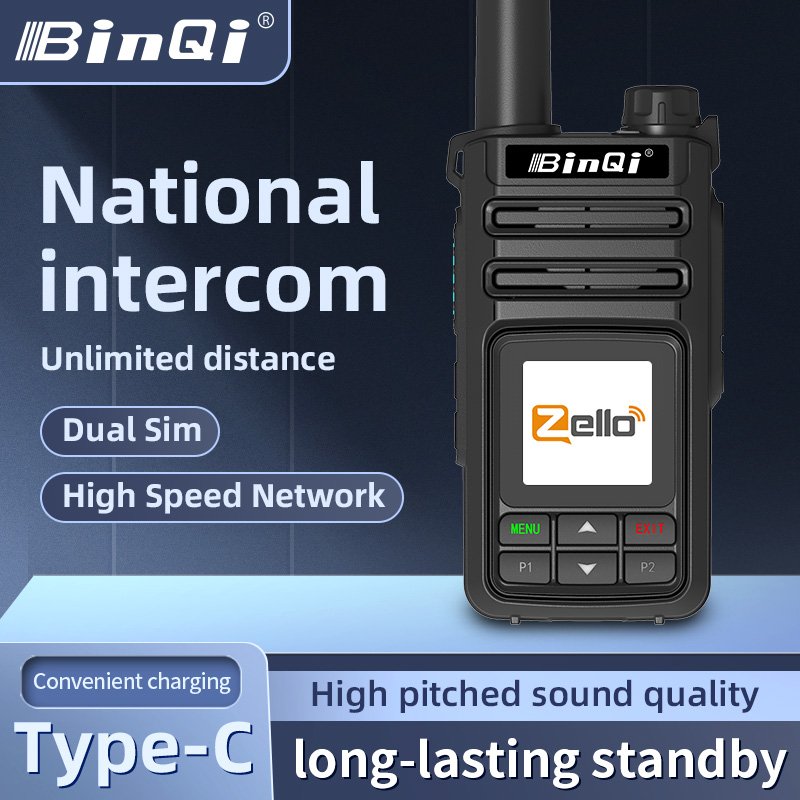 4G Global Walkie-Talkie 5000 Mile Range walkie talkie POC two way radio interphone Wifi Bluetooth 2G 3G 4G Radio For Zello