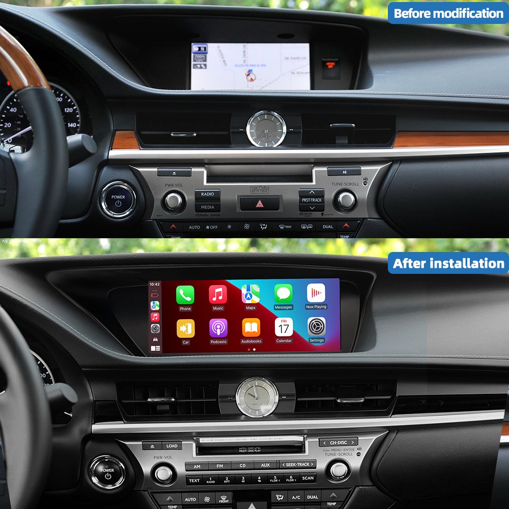 Factory Android 13 Es 8 Core Car Auto Carplay Touch Screen Player For Lexus ES 2013-2017 Radio Navigation