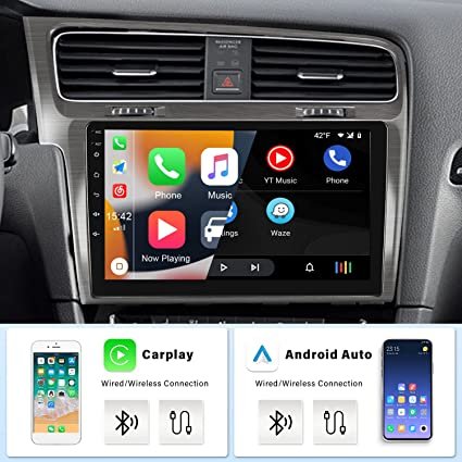 Podofo 10.1'' Android Car Radio For Volkswagen Golf 2013-2018 Autoradio Carplay Android Auto GPS Wifi Hifi Audio FM RDS