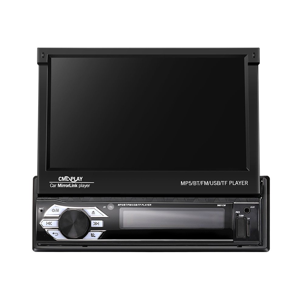 Card player MP3 radio talk astern 9601CM electric retractable 7-inch car player MP5