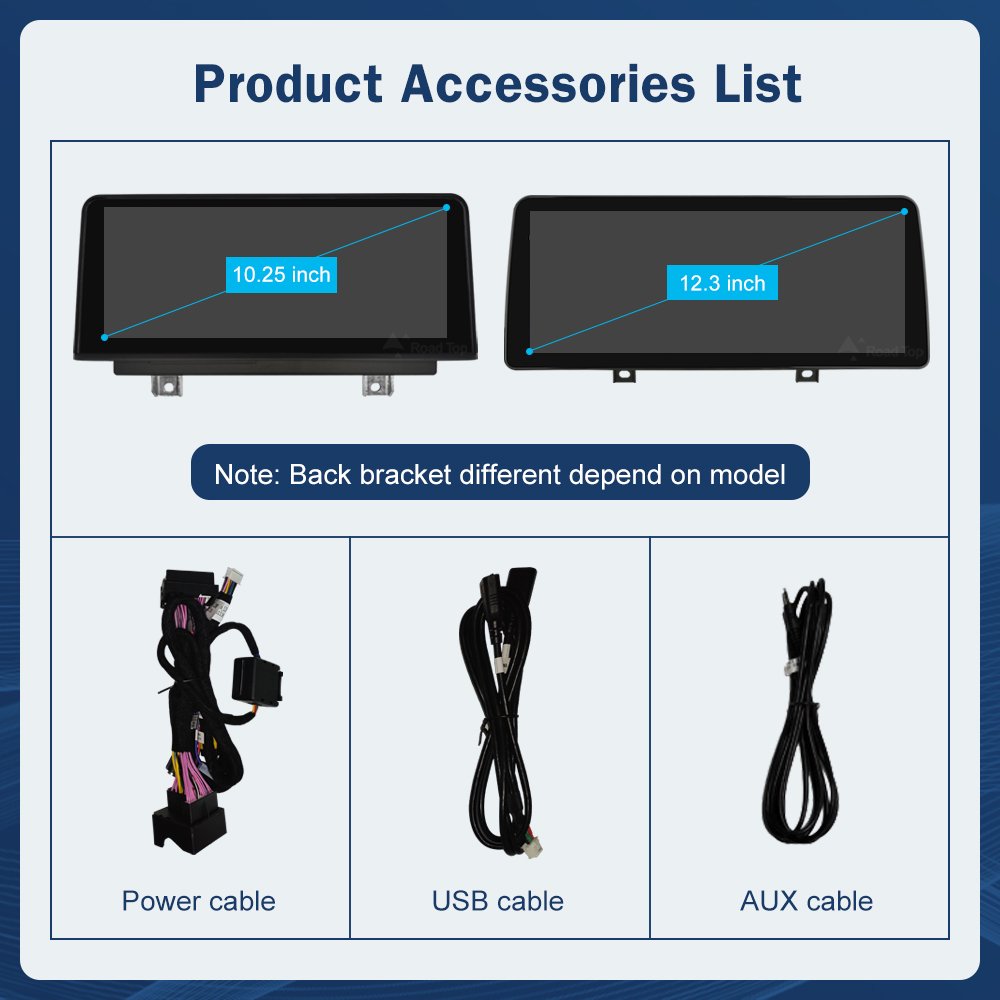 Road Top 1920*720 Resolution Display Stereo GPS Navigation Car Radio 10.2/12.3 Linux Carplay Screen For BMW X5 F15 2014-2016 NBT