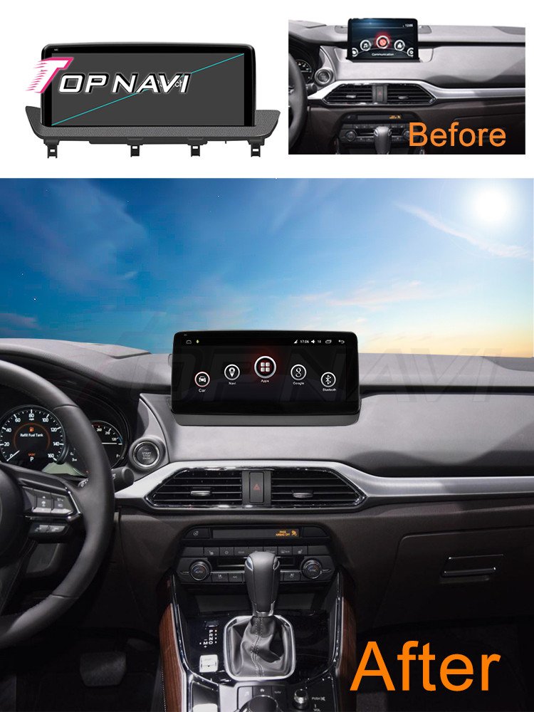 IPS Touch Screen Car radio for Mazda cx - 9 - 2020 - 2021 Car GPS Navigation Head Unit.