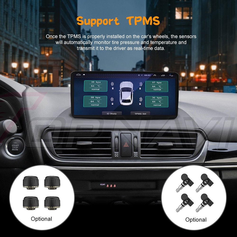 IPS Touch Screen Car radio for Mazda cx - 9 - 2020 - 2021 Car GPS Navigation Head Unit.