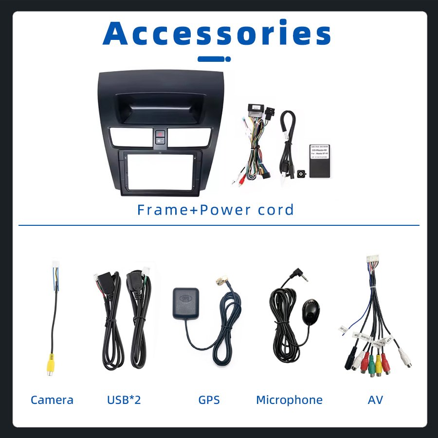 2+32GB Android Auto Radio Carplay GPS Navigation Car Stereo For Mazda Bt50 BT-50 2011-2020 WIFI BT Car DVD Player