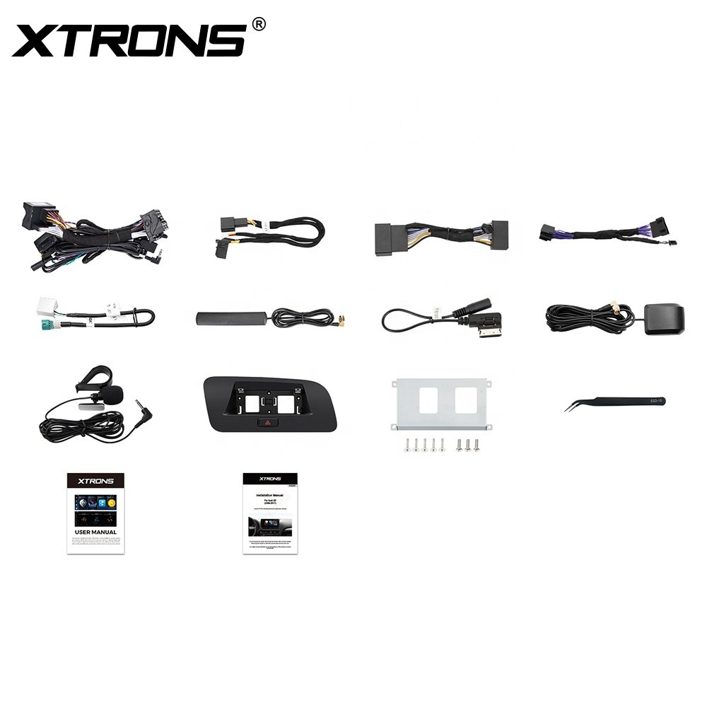 XTRONS 12.3" Car Radio For Audi Q5 (2009-2017) LHD/RHD Android 13 Octa Core 4+64GB 4G LTE Car Monitor multimedia radio system