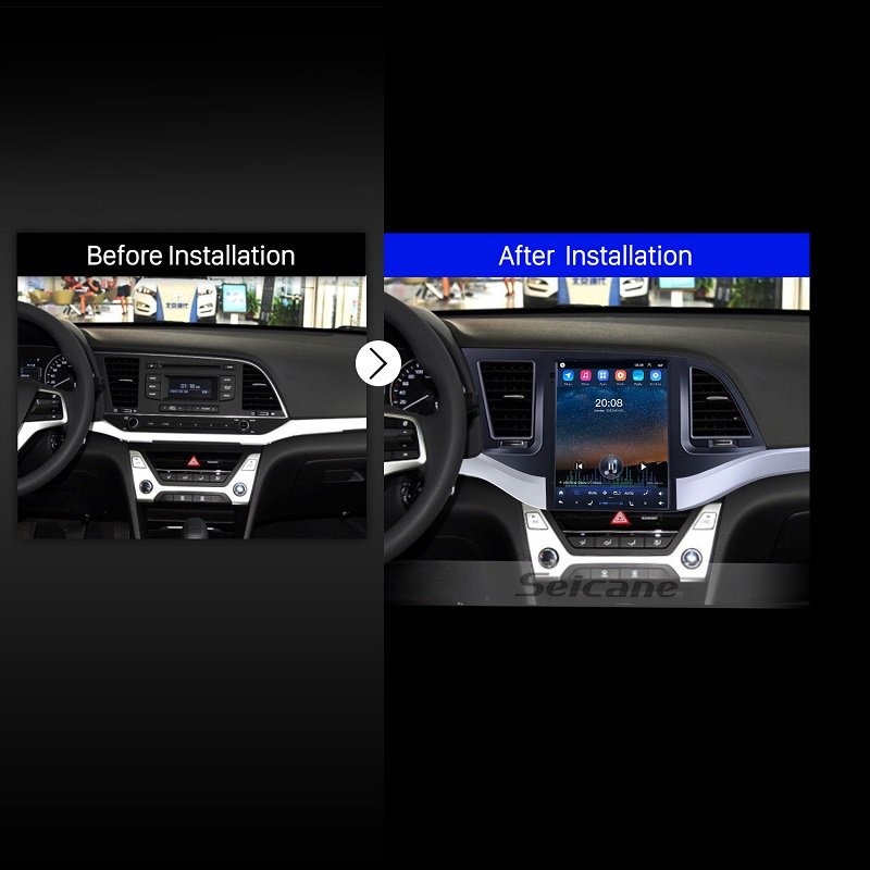 Android 10.0 9.7 Inch Radio With HD Touchscreen GPS Navigation System Carplay TPMS For 2016 Hyundai Elantra