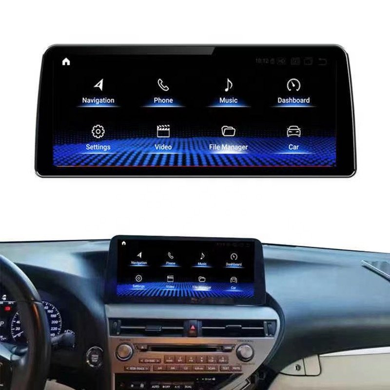 12.3 inch Android Telsa Car Multimedia DVD Player For Lexus RX 270 2009-2015 Car DVD Radio Video Headunit WiFi Bluetooth