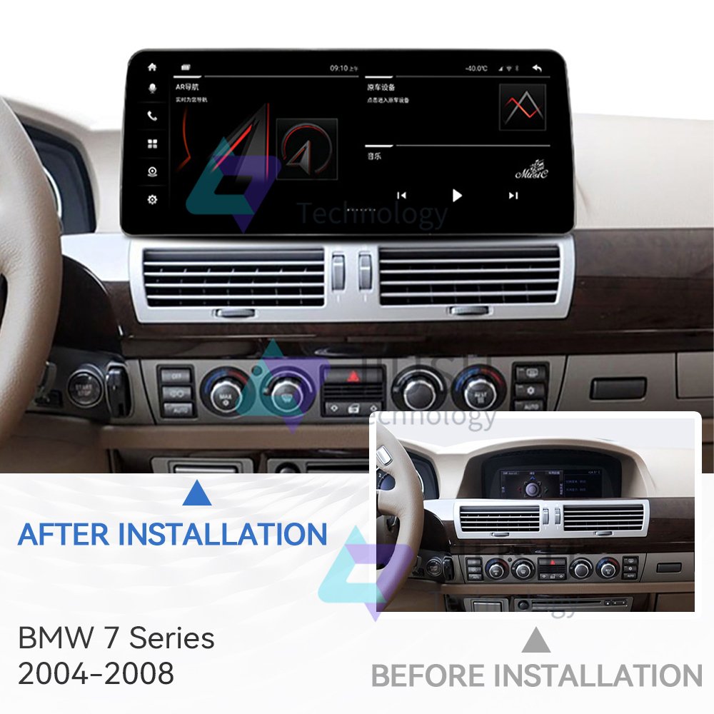 12.3'' Touch Screen Android Car Radio GPS Navigation DVD Player Stereo Multimedia System for BMW 7 Series E65 E66 2004-2008