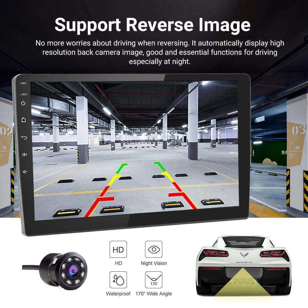 2DIN Car Radio Android 9.0 GPS Navi Car Screen for Apple Carplay & Android Auto FM Autoradio Multimedia BT Mirror link