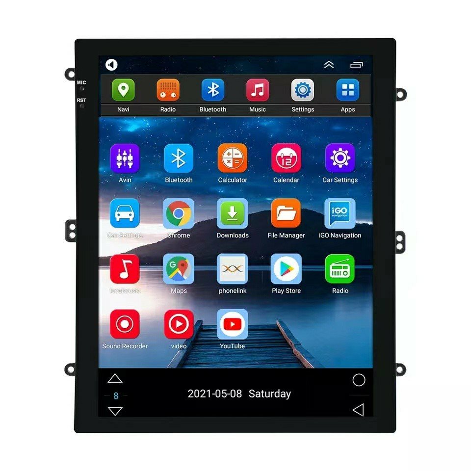 2 Din Android 9.7 Inch Car Multimedia Video Player 2DIN Stereo Radio GPS For Tesla Style Nissan Hyundai Kia Toyota Honda