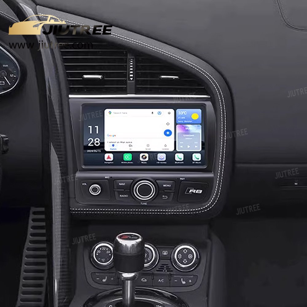 Android 13 For Audi R8 2007-2015 Car GPS Navigation Auto Stereo HeadUnit Multimedia Radio Recorder Music videoPlayer Carplay