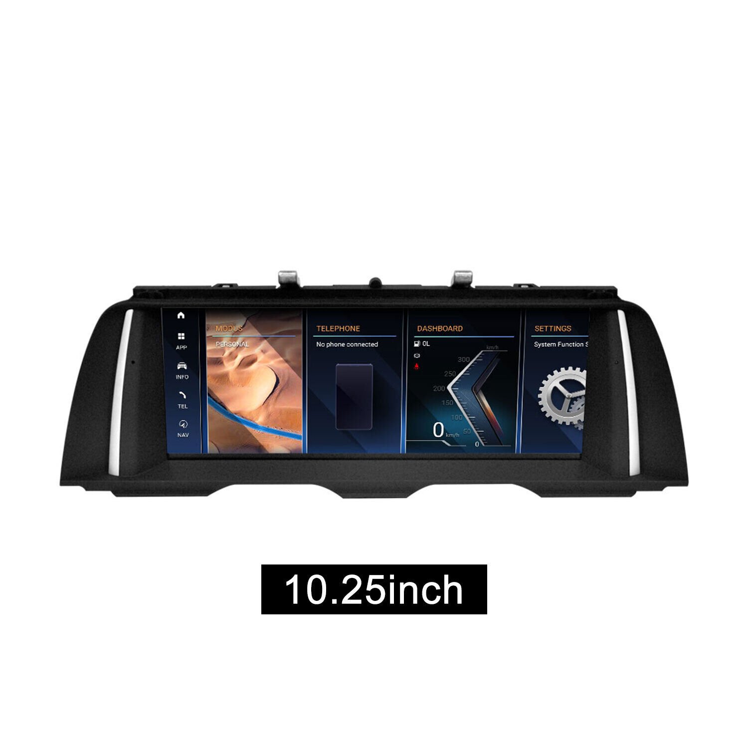 10.25" Car screen dvd multimedia player stereo system Android13 With wireless carplay For BMW 5 Series F10 F11 2010-2017 CIC NBT