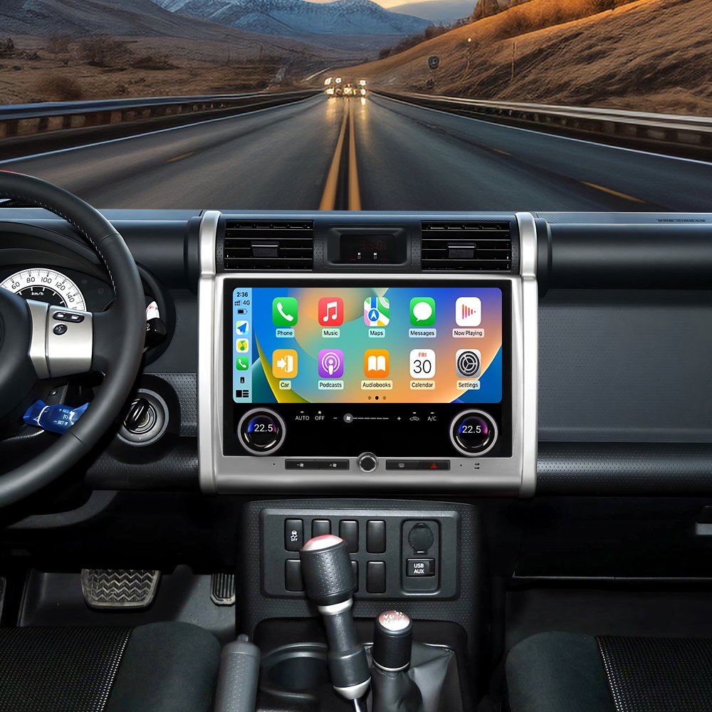 13.3 Inches Carplay Car Radio For Toyota FJ Cruiser 2007-2021 Android 13 Touch Screen Multimedia Player GPS Navigation Stereo 4G