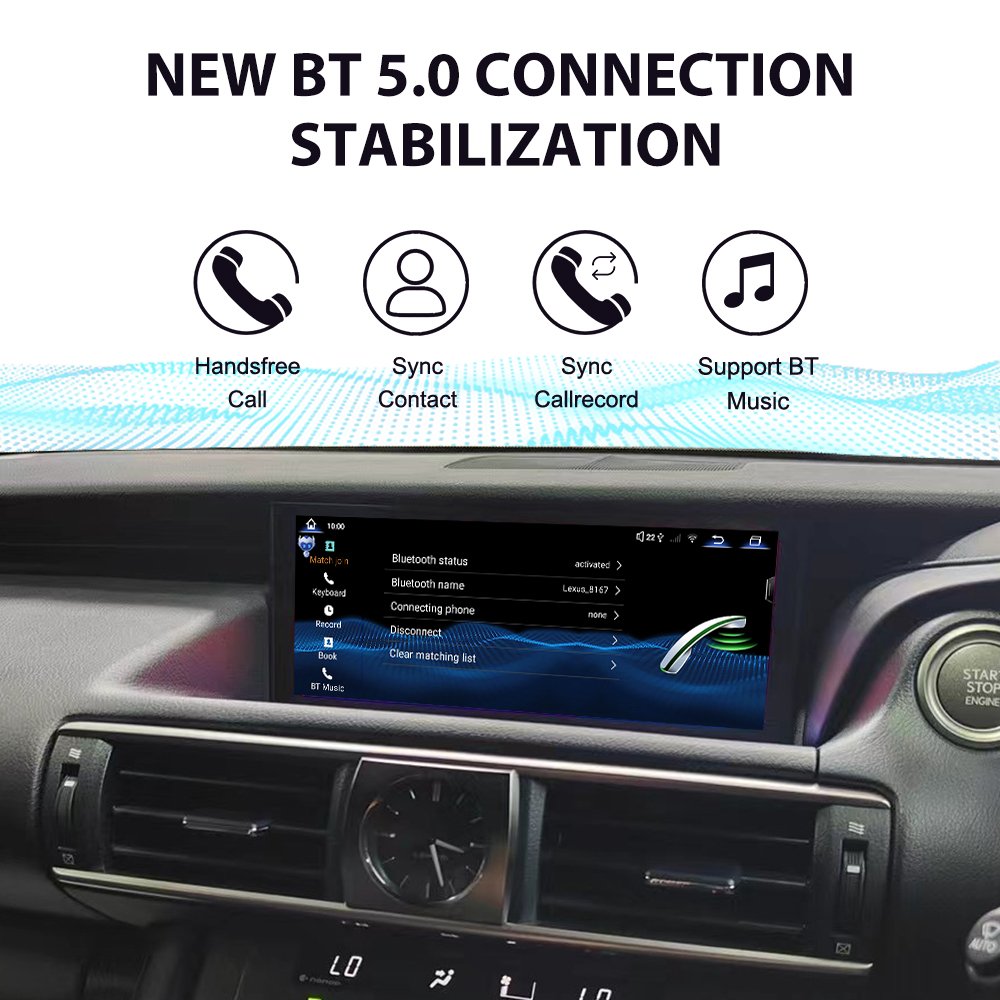 Autostereo 10.25 inch Android 13 For Lexus RC 2016-2019 Car Radio GPS Navigation Head Unit GPS Multimedia Player Audio Stereo