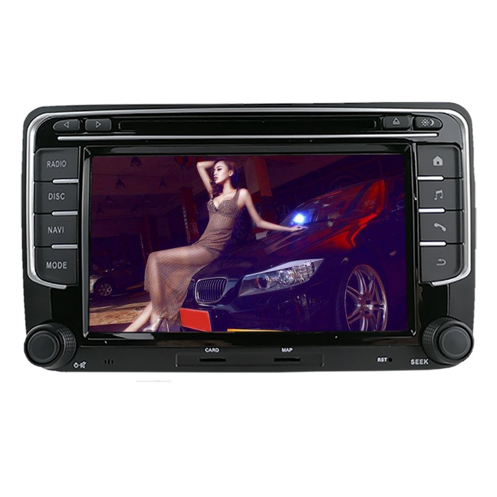 New Design Double 2 Din 7 Inch Android 10 Car DVD Stereo Player GPS Radio For VW Golf Jetta Passat