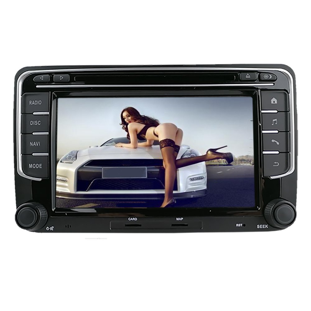 New Design Double 2 Din 7 Inch Android 10 Car DVD Stereo Player GPS Radio For VW Golf Jetta Passat
