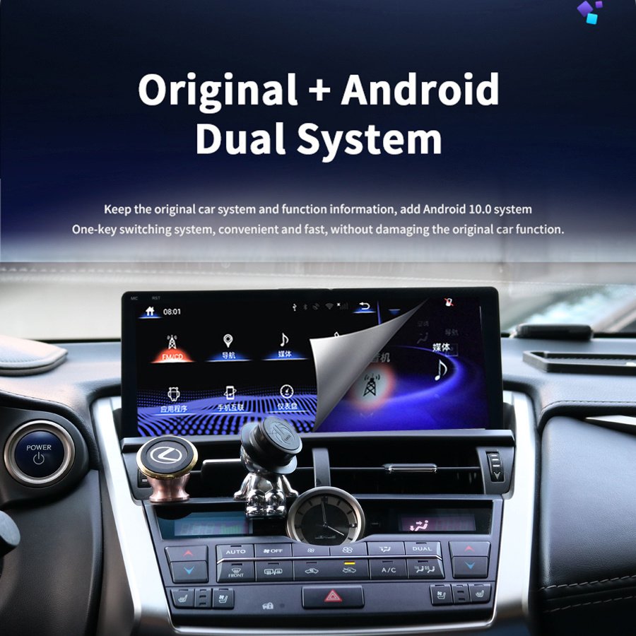 Android 13 8+256GB Car Radio Multimedia Player CarPlay Autoradio Stereo GPS Navigation For Lexus NX NX200 NX200T 300h 2014-2021