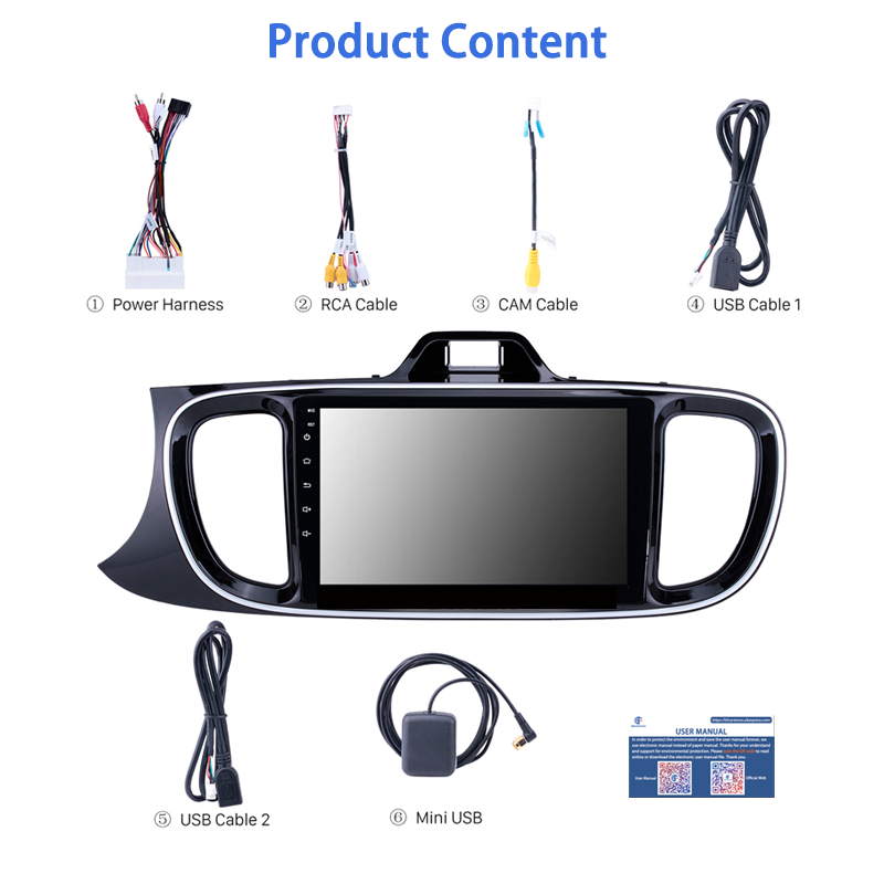 Android 10.0 Car DVD Multimedia system 9 inch IPS screen Player for KIA PEGAS LHD 2017 car radio GPS WIFI