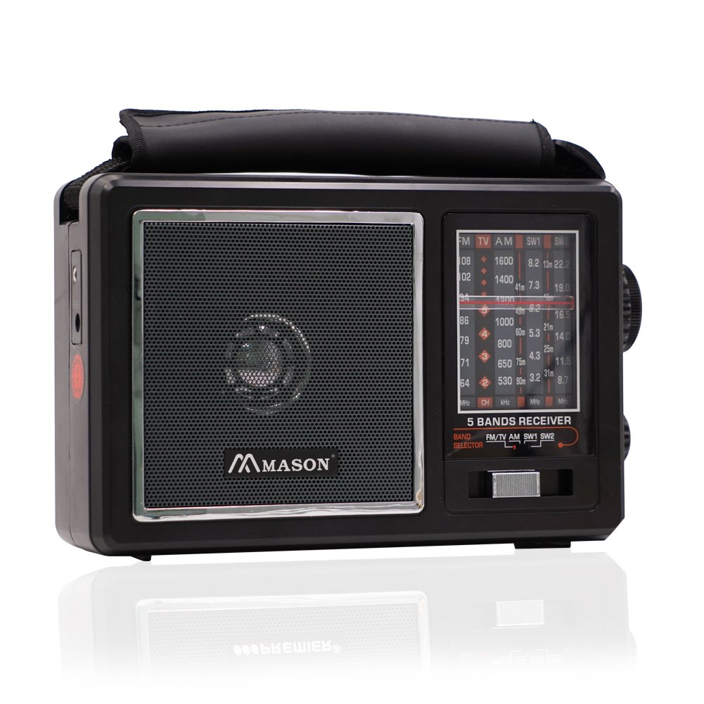2022 Hot Selling AC Powered or Battery Operated Medium Size Receiver AM FM SW TV Radio