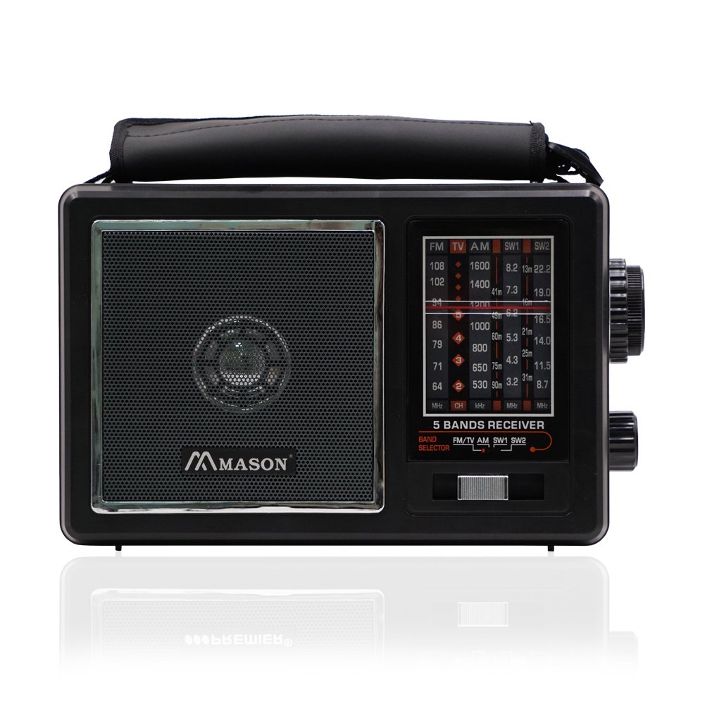 2022 Hot Selling AC Powered or Battery Operated Medium Size Receiver AM FM SW TV Radio