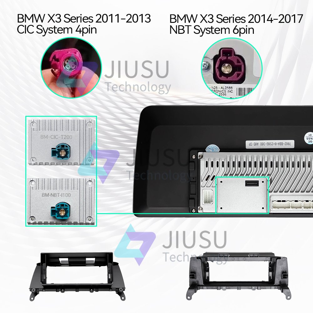 12.3'' Touch Screen Android Car Radio GPS Navigation DVD Player Stereo Multimedia System for BMW X3 F25 F26 2011-2017