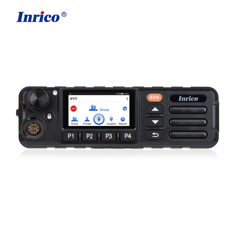 Inrico TM-7P walkie talkie 4G POC car radio sim global card android car radio