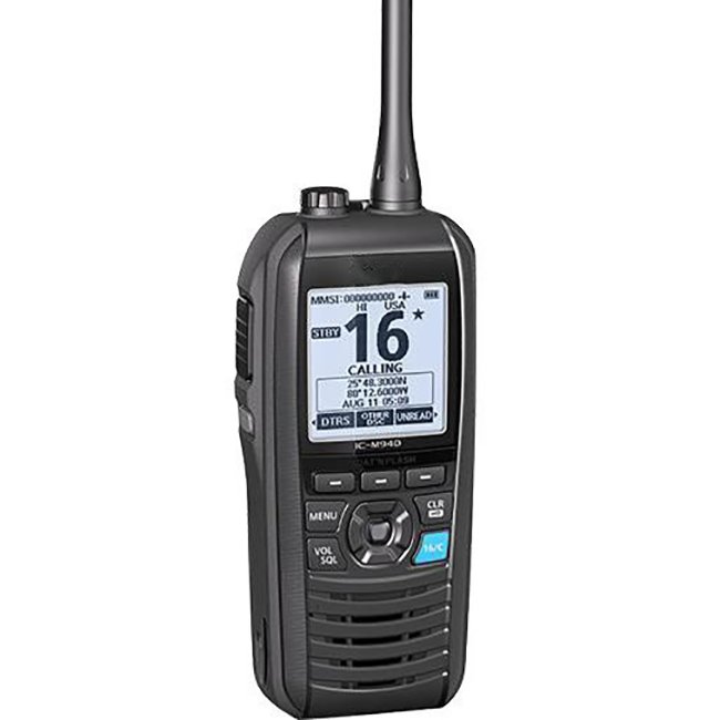 IC-M94D IC-M94 VHF UHF PORTABLE RADIO MARINE TRANSCEIVER WITH DSC AIS RECEIVER Radio M94 Walkie talkie handheld two way radio