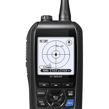 IC-M94D IC-M94 VHF UHF PORTABLE RADIO MARINE TRANSCEIVER WITH DSC AIS RECEIVER Radio M94 Walkie talkie handheld two way radio