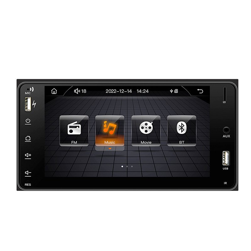 Universal 7 Inch Car Radio Car Player Gps Navigation Wifi Bt Fm Mirror Link Car Stereo 2 Din Android For Toyoda Corolla