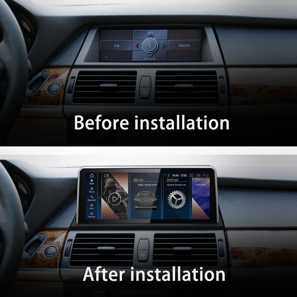 LELV Android 10.25" Car Audio auto Radio DVD Player For BMW X5 E70 X6 E71 2007-2013 Android stereo AutoRadio Car Screen