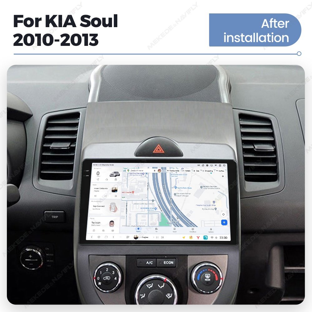 Mekede DUDU7 auto electronics Android Screen Multimedia dsp fm support dudu dab dvr dvd bt map for KIA Soul 2010-2013