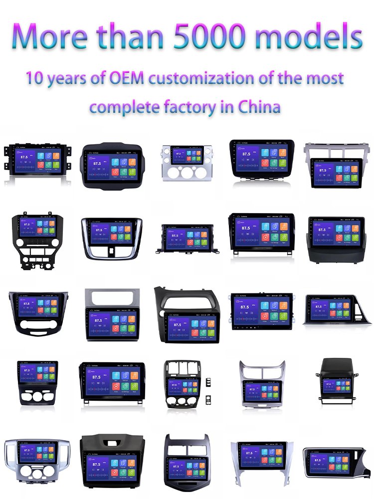 Factory direct sales car dvd navigator frame radios for Great wall C30 2012-2014 black 9 inches