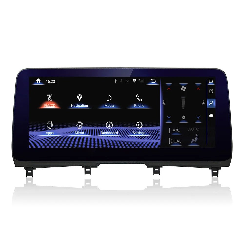 New Design 12.3-inch wireless apple carplay& android auto car radio video player For Lexus high version RX RX270 2009-2012