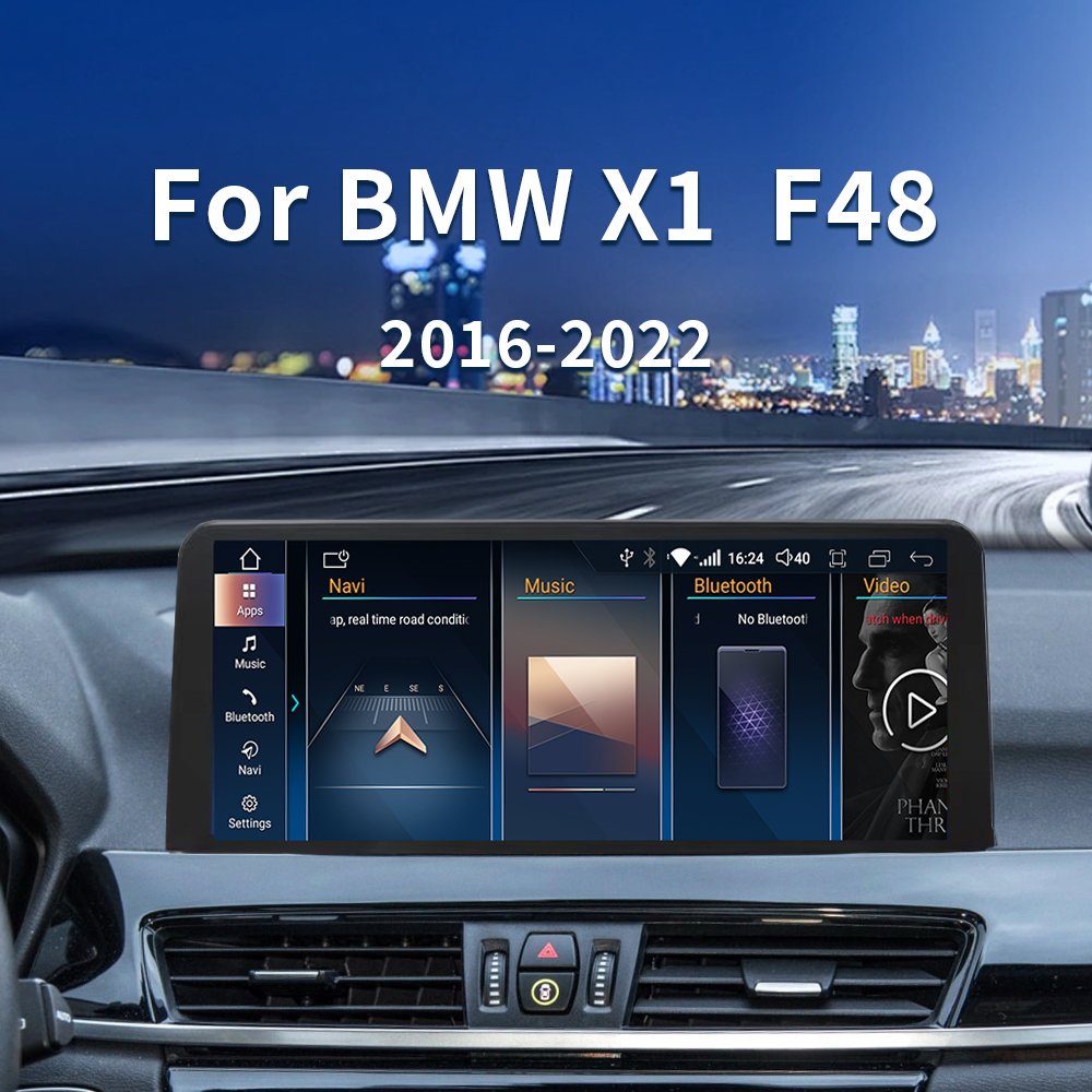 Factory price Android 14 car multimedia video player car radio GPS FORBMW X1F48 X2 F49 2016-2020 wireless carplay Android auto
