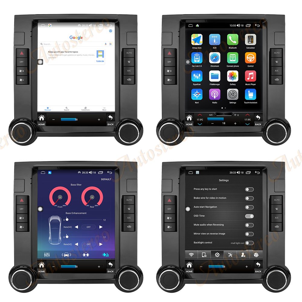 AutoStereo 5G LTE Android10 For Volkswagen TOUAREG 2003-2010 VW T5 Tesla Radio Android 10 128GB Car GPS Navigation Auto HeadUnit