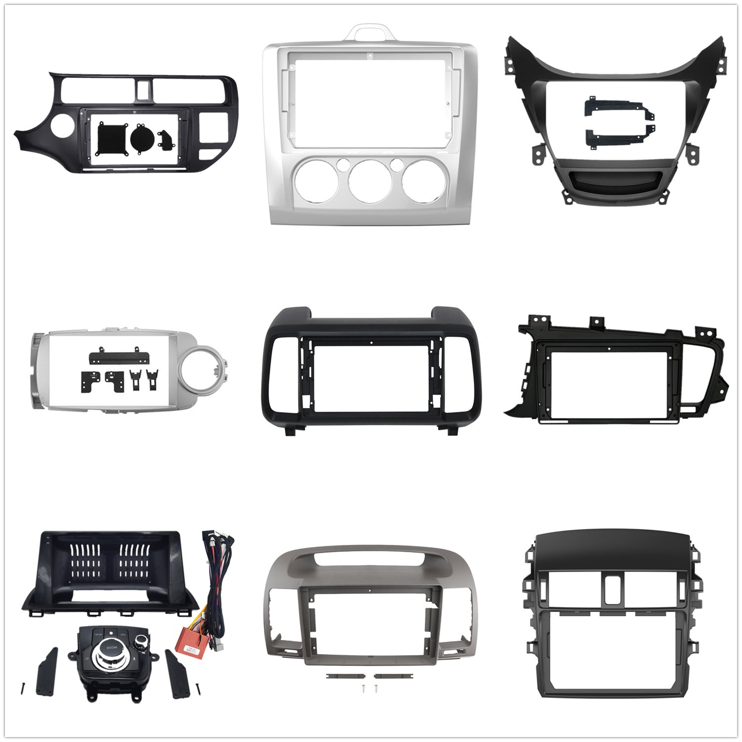 Hot new products car frame radio car dvd navigator car frame for EEP WRANGLER RUBICON(9INCH) 2015-2016